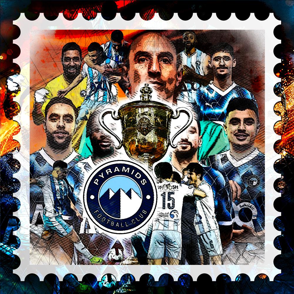 Memo16_NFT's tweet photo. #NFT in honor of winning 2026 #EgyptCup by #Pyramids Football Club. Minted in the day of win. 10 May 2026. https://t.co/g4tQ8zsq8d