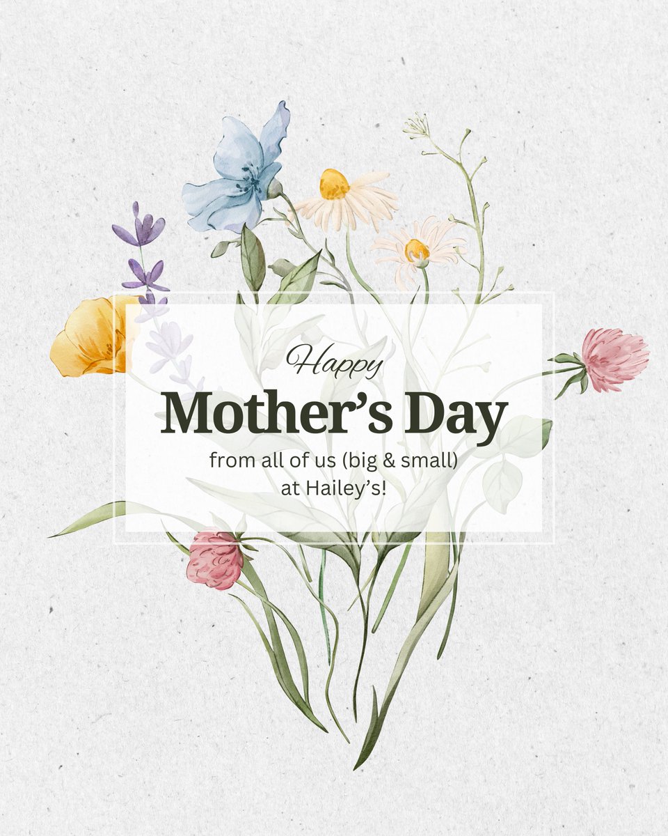 ApplianceHailey's tweet photo. 🌸🌷🌼🌻🪻💐

#mothersday #virginia #loveyoumom #haileys https://t.co/pfpy2UkBcu