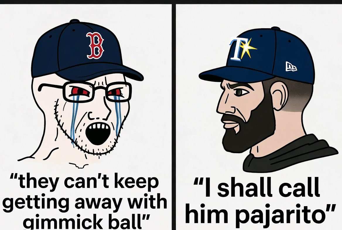 CamineroFanClub's tweet photo. Sox fans crying while Yandy is over there feeding birds ☠️☠️☠️ https://t.co/qujScC949B