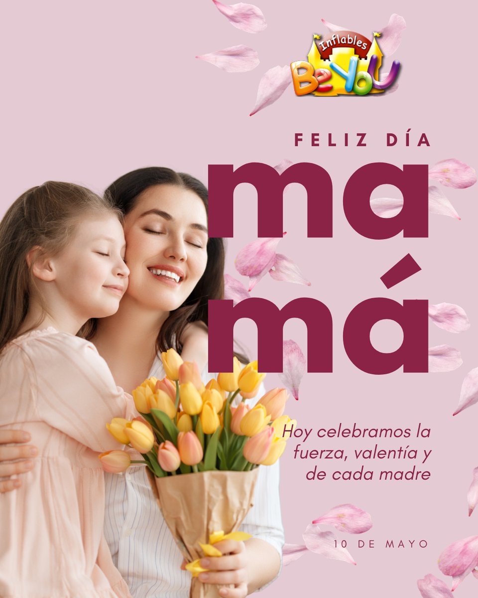 InflablesBeYou's tweet photo. Mamá está en cada momento importante 💛
¿Qué es lo que más admiras de ella?

👉 Etiqueta a mamá o déjale un mensaje bonito en comentarios 💐
#DíaDeLasMadres #MamáIncreíble #FamiliaBeYou #AmorDeMamá #MomentosQueUnen https://t.co/1TSNaJRqCB