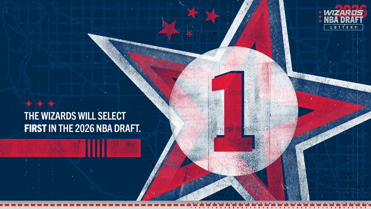 WashWizards's tweet photo. For the first time since 2010, we won the #NBADraftLottery!

📰 Read more: https://t.co/kF6ZzIbrvm https://t.co/ApIGp2BdwG