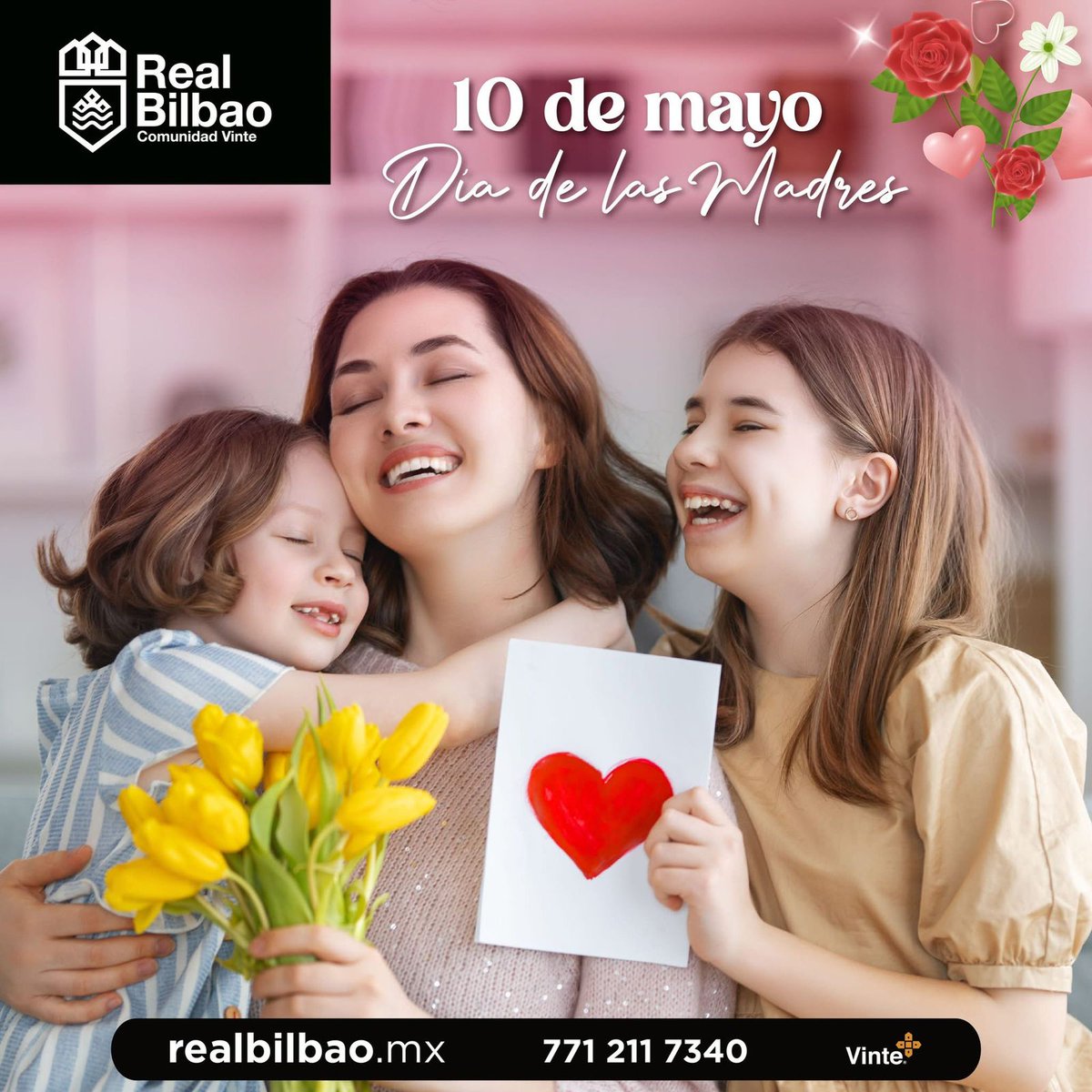 RealNavarra_'s tweet photo. Queridas mamás de Real Bilbao:

Hoy celebramos a las mujeres que con amor, esfuerzo y valentía son el corazón de cada hogar. Gracias por cada abrazo, cada consejo, cada desvelo y por apoyar siempre a sus hijos dentro y fuera de la cancha. https://t.co/wa5BkcvAPs