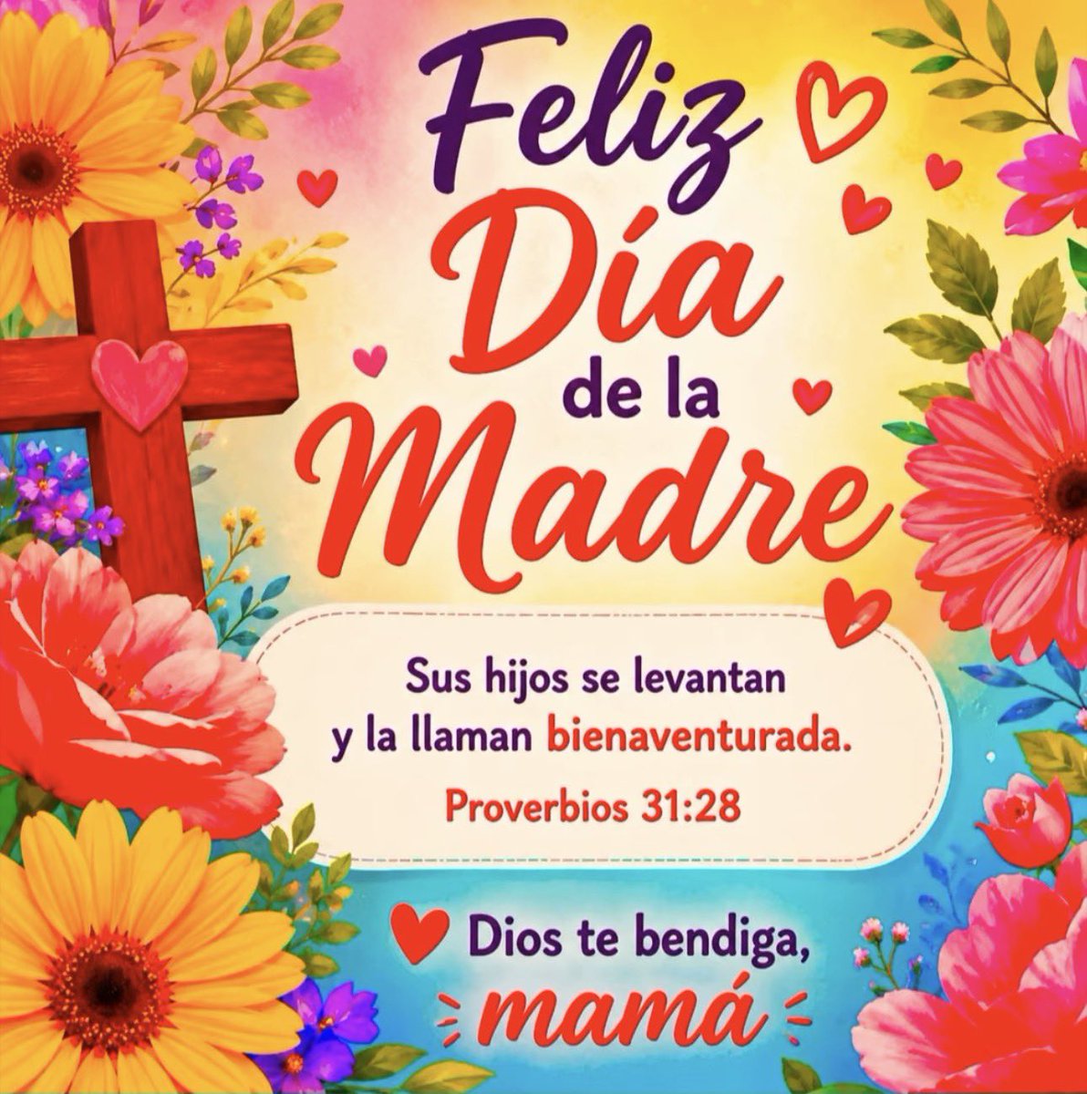 MiOracionHoy's tweet photo. Feliz día de las Madres. DIOS las bendiga. 🙏 https://t.co/bOowaX19JH