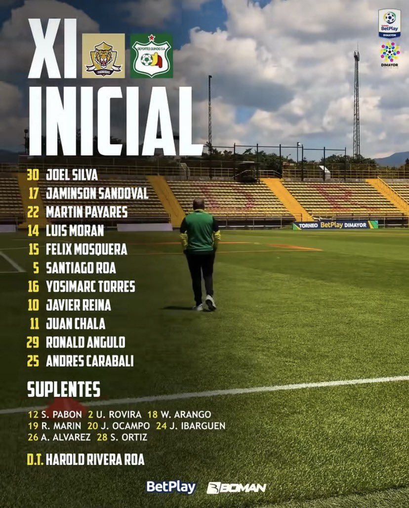 Alejo170403's tweet photo. 🚨🟢⚪️🟡 ¡ONCE CONFIRMADO PARA LA BATALLA EN BOGOTÁ! ⚔️🔥

Con el corazón de un pueblo y la ilusión intacta, así sale el milagroso por un triunfo CLAVE rumbo a la final 🏆⭐️ https://t.co/evm5uvqYQs
