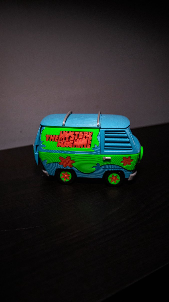 venuz3d's tweet photo. La máquina del misterio 💚🧡🩵

#3dprint #scoobydoo #maquinadelmisterio #3dprinting #shaggi https://t.co/TC5Poxi0oK