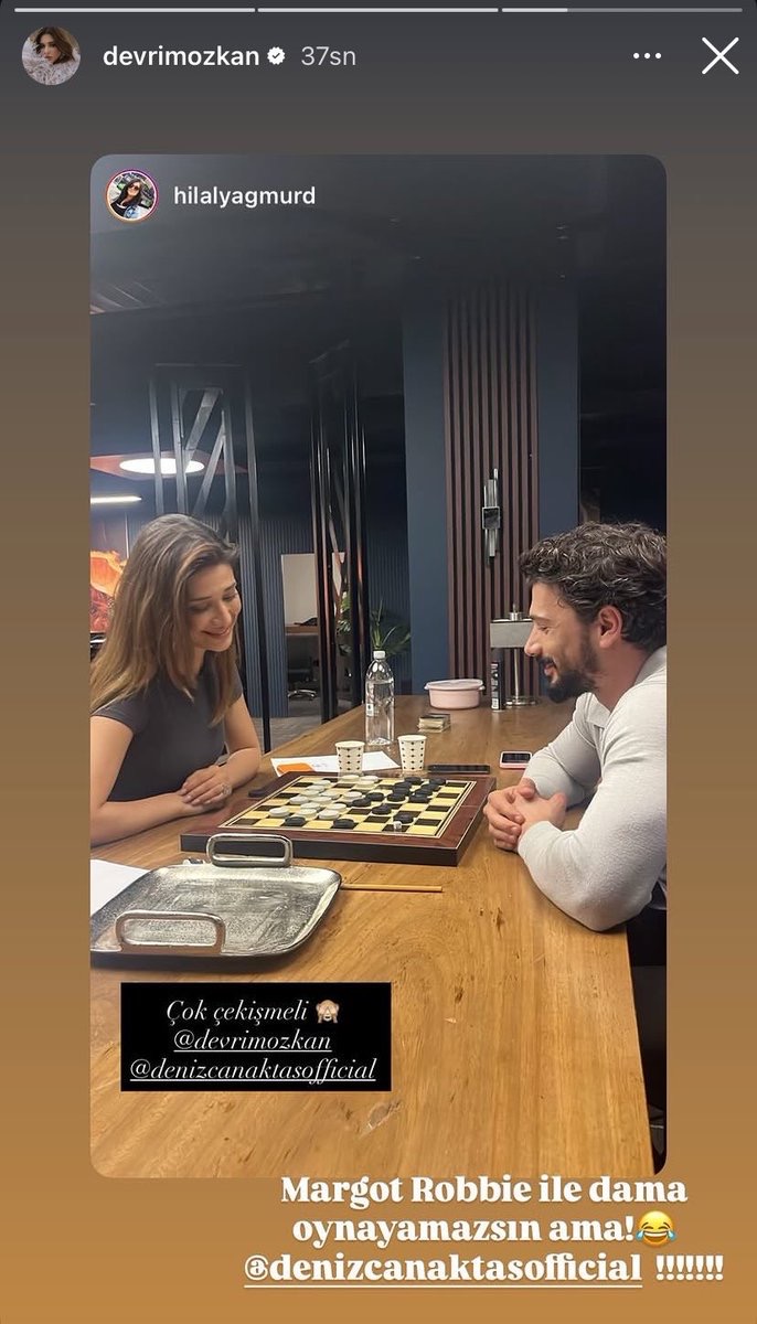 Devrim Özkan’dan Deniz Can Aktaş’a:

"Margot Robbie ile dama oynayamazsın ama!"