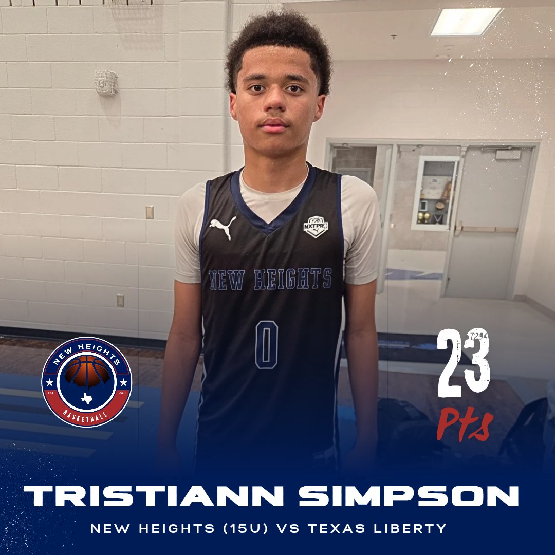 NewHeightsDFW's tweet photo. Two big games for Tristiann. A combined 50 points in 2 games, leading the 15s this weekend 🔥🔥

#EffortOverExcuses https://t.co/l8tpcVXj8L