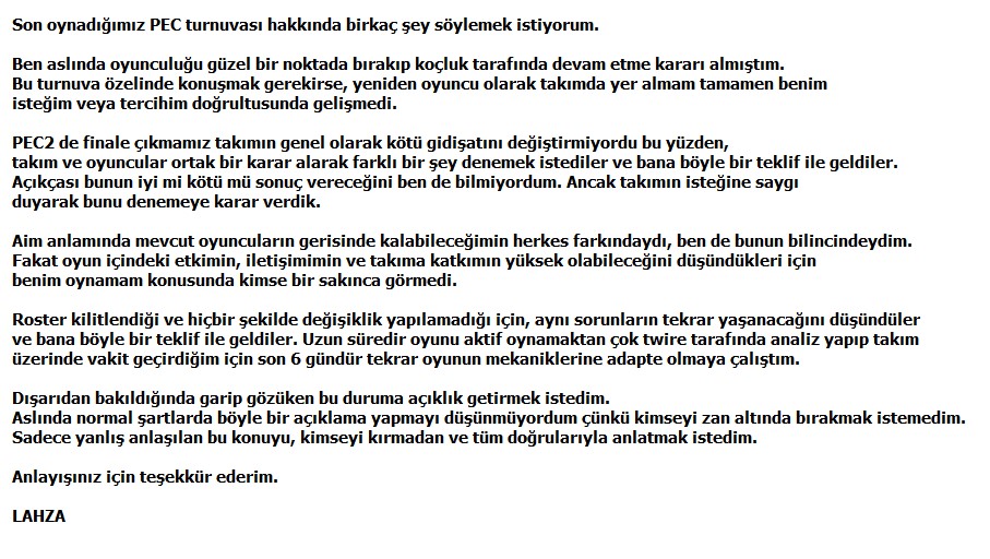 LAHZAPUBG's tweet photo. PUBG PEC2 Turnuvası hakkında; https://t.co/LRAsvhj38H
