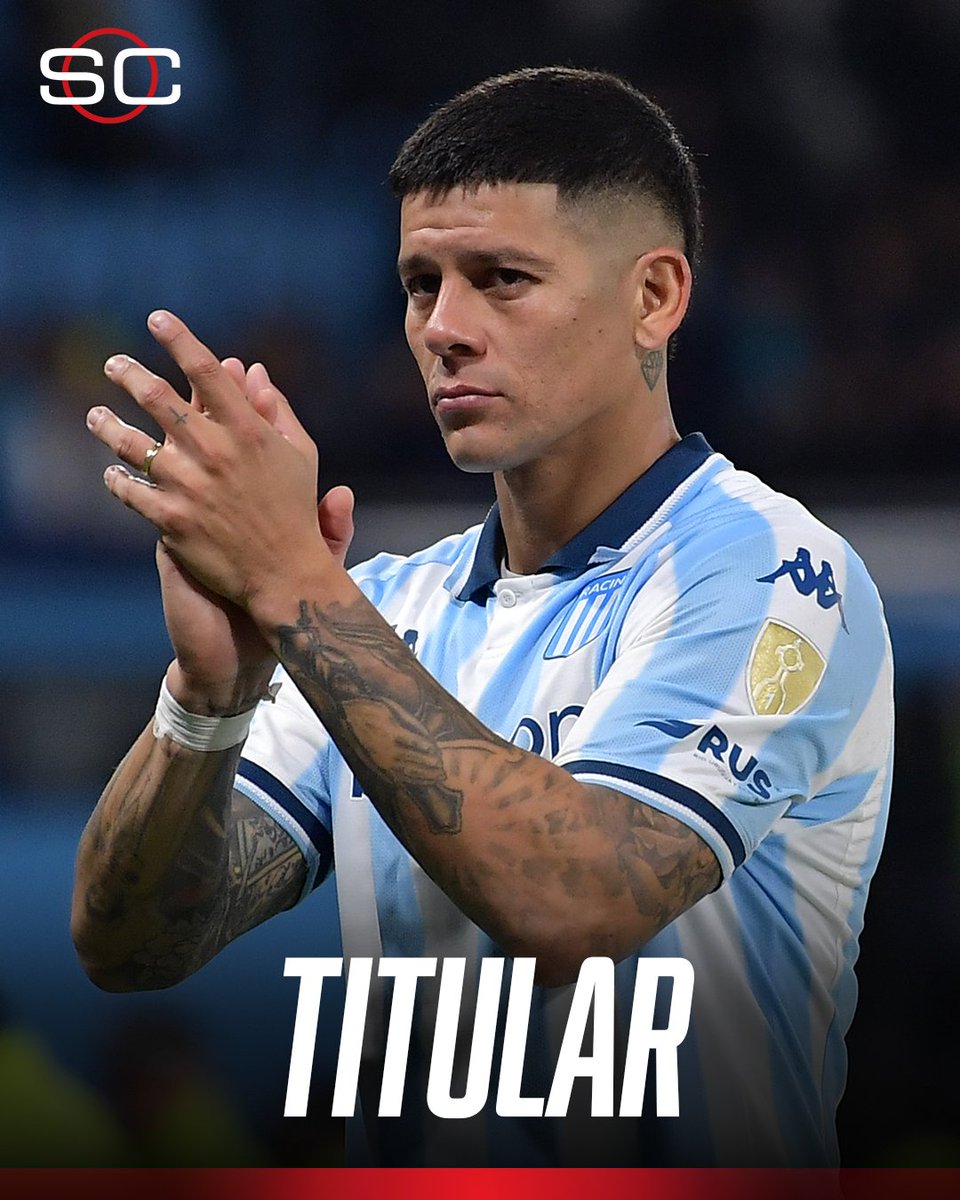 RacingClubEC's tweet photo. Así saltó Racing por los 8vos del #Apertura de visita frente a Estudiantes. 

¿La novedad? El regreso a la titularidad de este señor👇🏼 #MarcosR.

¿Avanzamos a 4tos? 
Los leemos 👀... 

#EstudiantesRacing
#VamosAcademia
#RacingEcuador https://t.co/8C4Aa60mtq