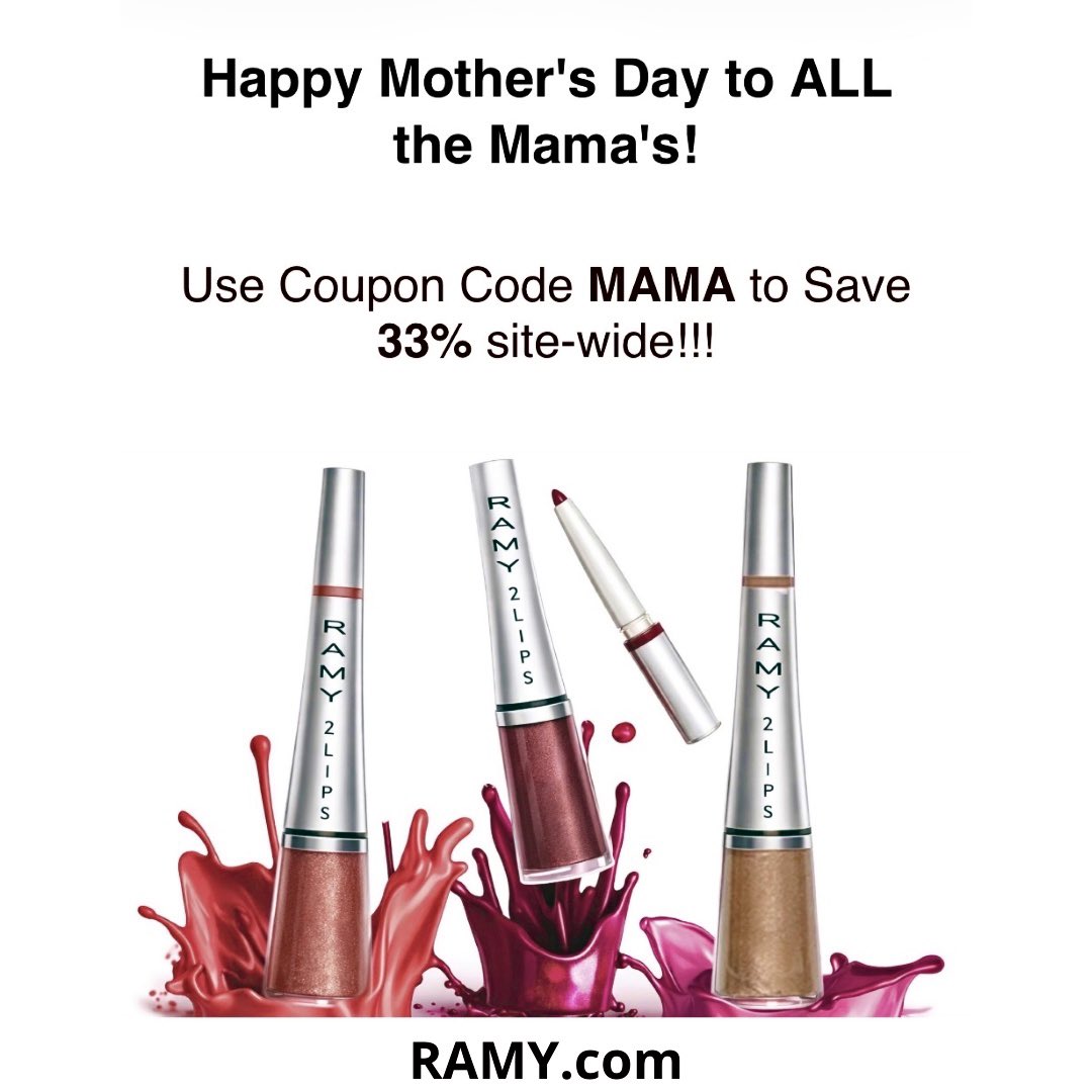 Ramycosmetics's tweet photo. Happy Mother’s Day Sale happening now! Only at https://t.co/k0bqNJ3YTd #sale #mothersday https://t.co/3cvuYjCJ0L