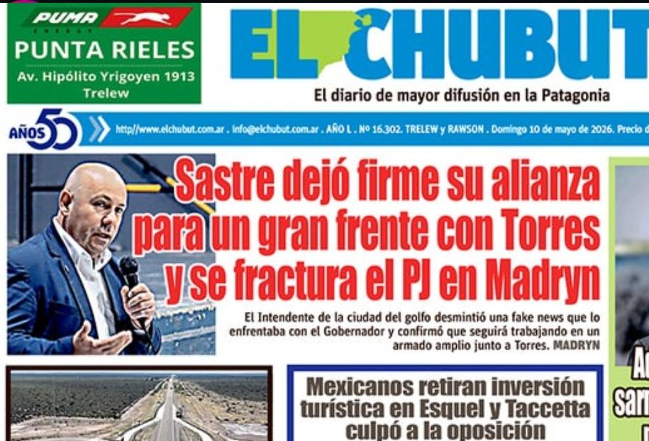 Peronismoch's tweet photo. #Chubut @FitaGustavo creo q hoy todos los dirigentes del PJ leyeron el Chubut y las declaraciones de Sastre, El T. de disciplina deberia actuar de oficio y desafiliarlo. O solo se desafilian a los afiliados en epocas de elecciones internas? Basta de permitir que rompan mas al PJ https://t.co/QZgtm4lvjP