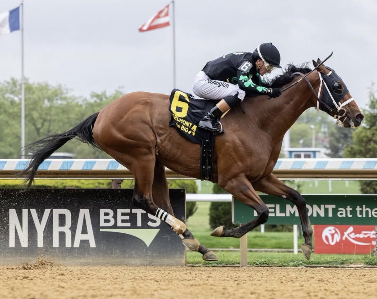 StakesWinners's tweet photo. 🏆 IRISH MAXIMA
(Frankie Pennington - John Servis)
RUFFIAN STAKES 2026 ($200,000) Belmont at The Big A @TheNYRA @JockeyFrankie @johnservisbarn 
📷 @coglianesephoto https://t.co/foCtZp8Kth