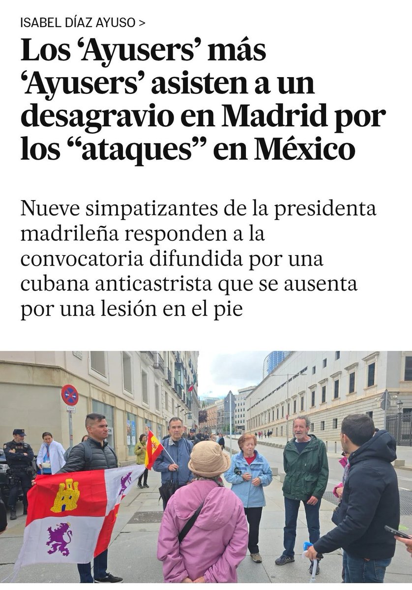 Isabel Díaz Ayuso, Presidenta cuqui fake ⚪ tweet media