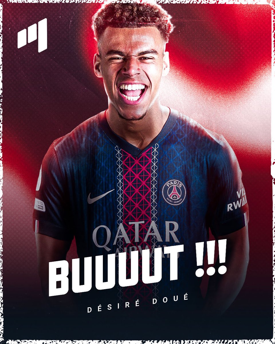 MediaParisien's tweet photo. BUT POUR LE PSG DU NUMÉRO 14 DÉSIRÉ DOUÉ !

#PSGSB29 https://t.co/FT9Hz3ZJ6r