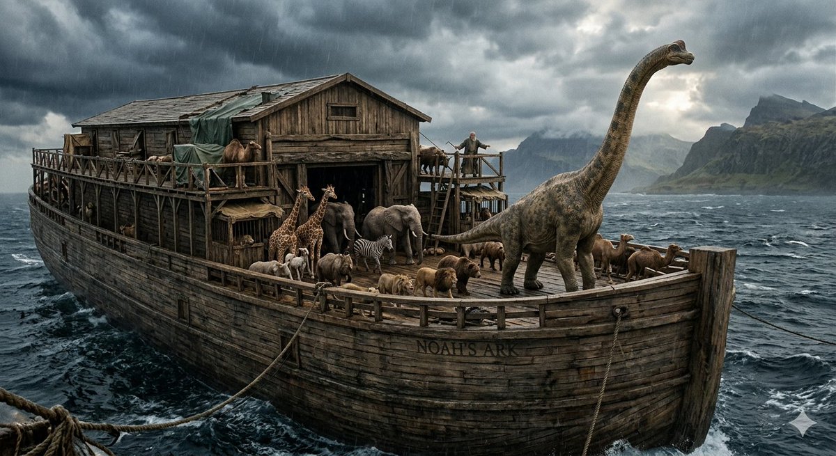 AndyBuzz72's tweet photo. Looks a tiny bit more believable with a dinosaur added !

🤣🤣🤣🤣

A very tiny bit, OK ! https://t.co/0AogjLG8wq