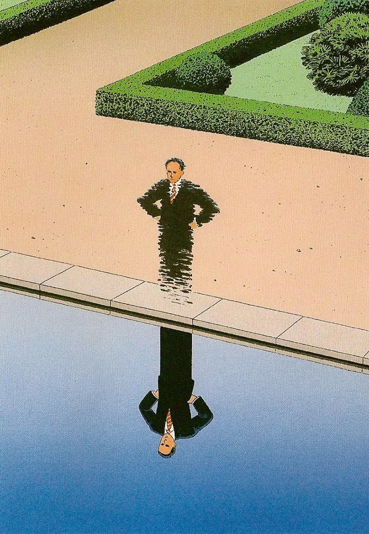 Reflection by Guy Billout