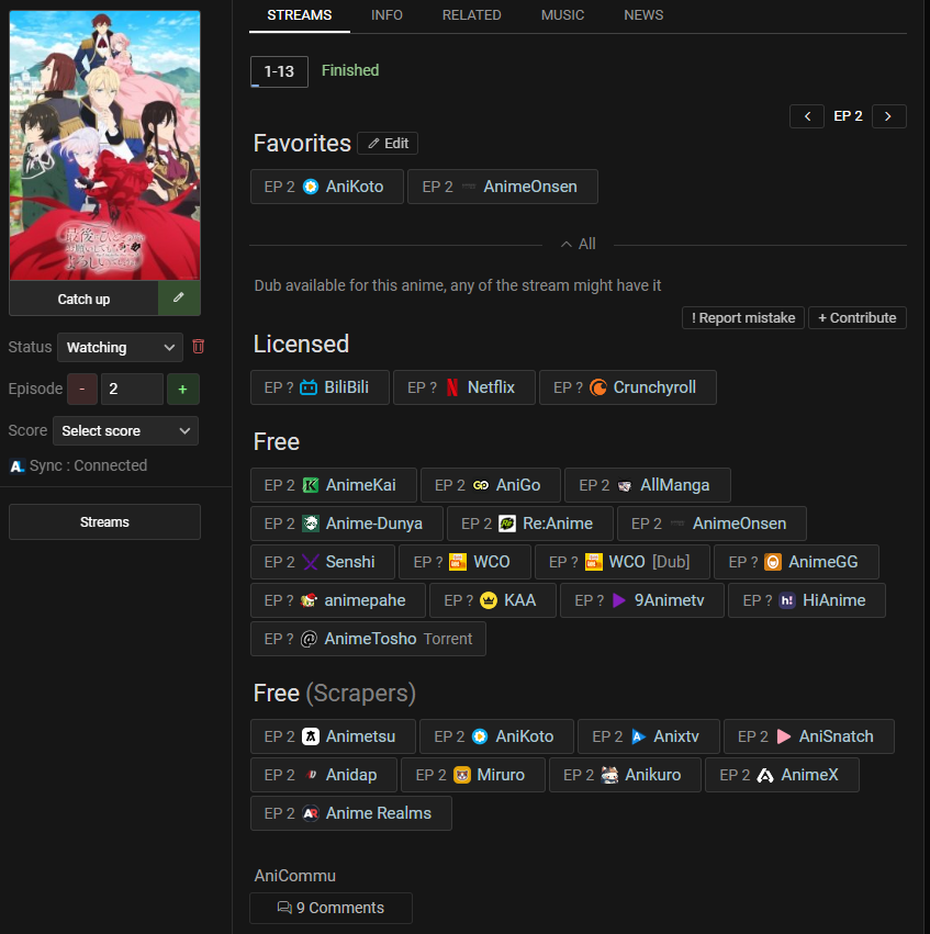 senb0n22a's tweet photo. @Maser_IN06 https://t.co/n3r7QdQ2NS way better, shows all the sites, if one goes down you just click another &amp; they update frequently (they still need 2 remove animekai tho lmao) https://t.co/XYfpckxc3b