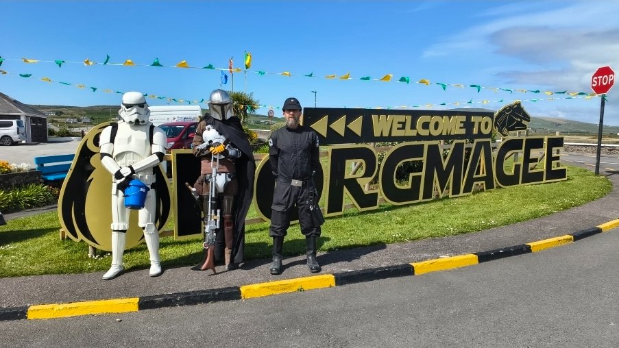 501stIreland's tweet photo. Fond memories of our visit to Portmagee to be part of the #MayTheFourthFestival & help fundraise for #DebraIreland
We love visiting #Porgmagee as the locals call it every May the 4th weekend.
#501stIreland #501stlegion #BadGuysDoingGood #GalacticAcademy https://t.co/mPjUQ5jyb6