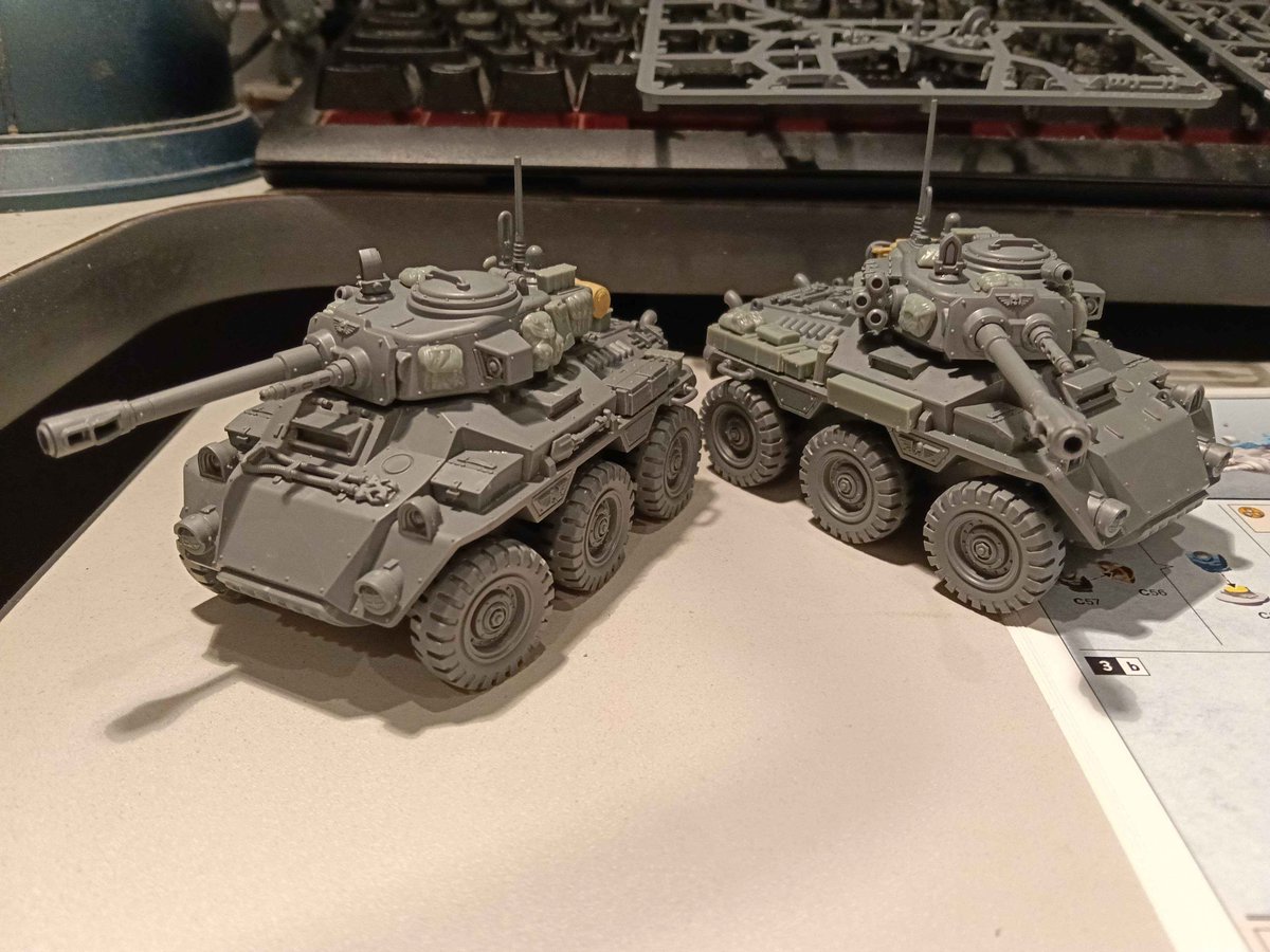 Axis_modelling's tweet photo. Finished both hippogriffs from the new guard box, I absolutely adore these little IFVs.

All the existing stowage makes them perfect candidates for properly kitting them out with all sorts of gear and extra bits, I hope we get more vehicles like this in the future https://t.co/8LhDlrDsxF