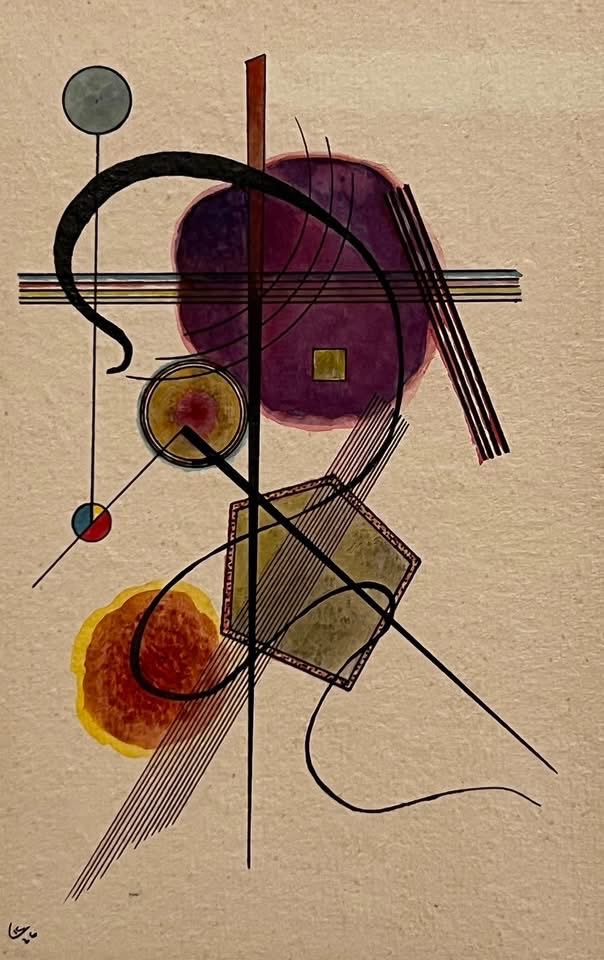Smittycat11's tweet photo. Kind of hard to believe these are both Kandinsky don’t you think? https://t.co/VX0v6U9duF