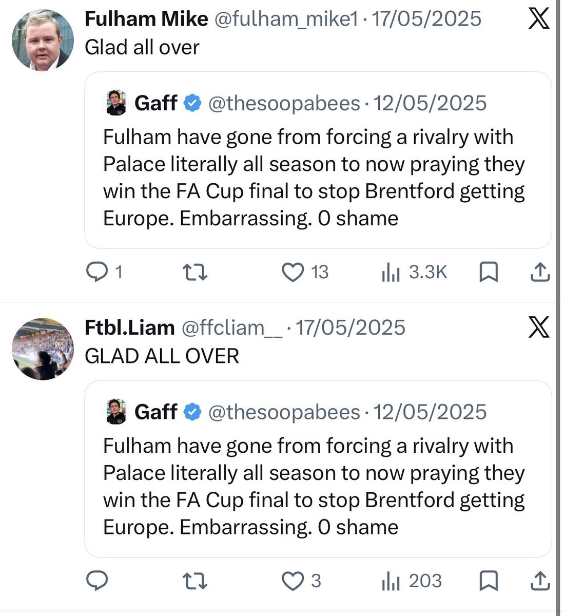 Gaff tweet media