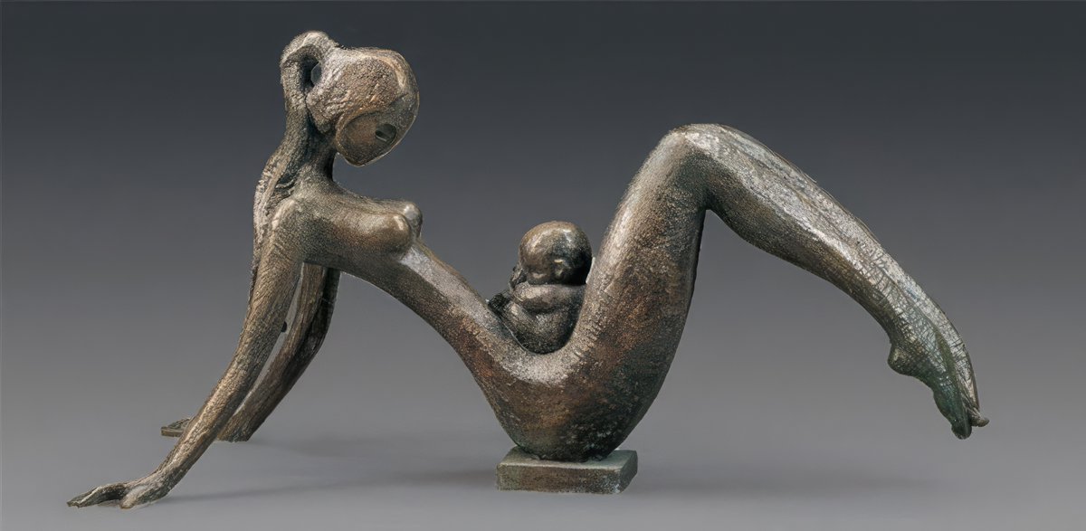 Mother and Child by Han Meilin https://t.co/JYPxZBD81s