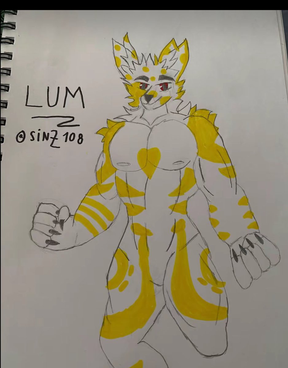 Sinz108__'s tweet photo. NUEVO DIBUJO DE MI FURSONA 
💛💛💛 https://t.co/2JjRaGqAww