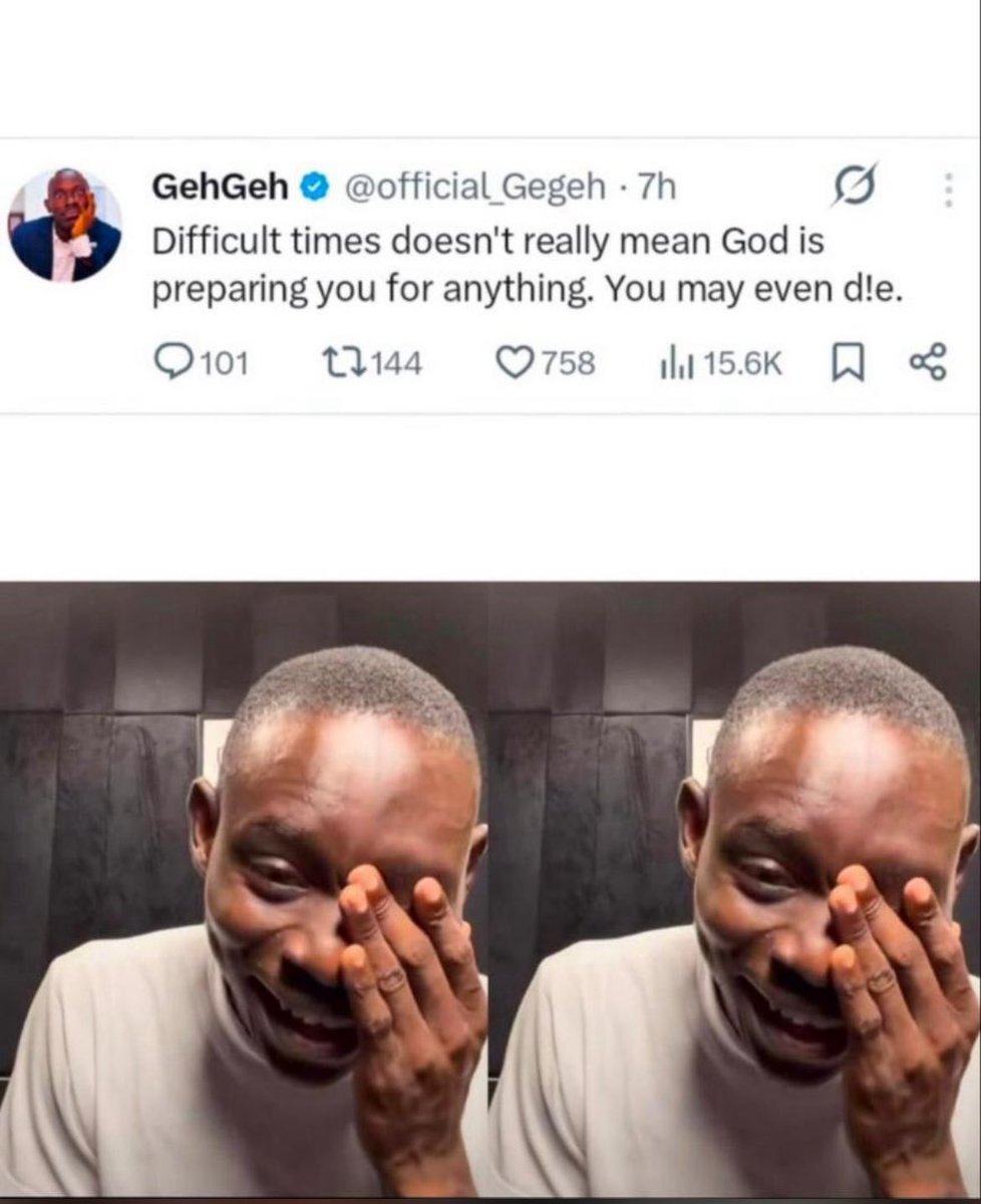 PrinceNollywoo2's tweet photo. Difficult times don’t always mean God is preparing you for any Big thing, You may even D!e #NoReasonAm https://t.co/HVgcwvEQr6