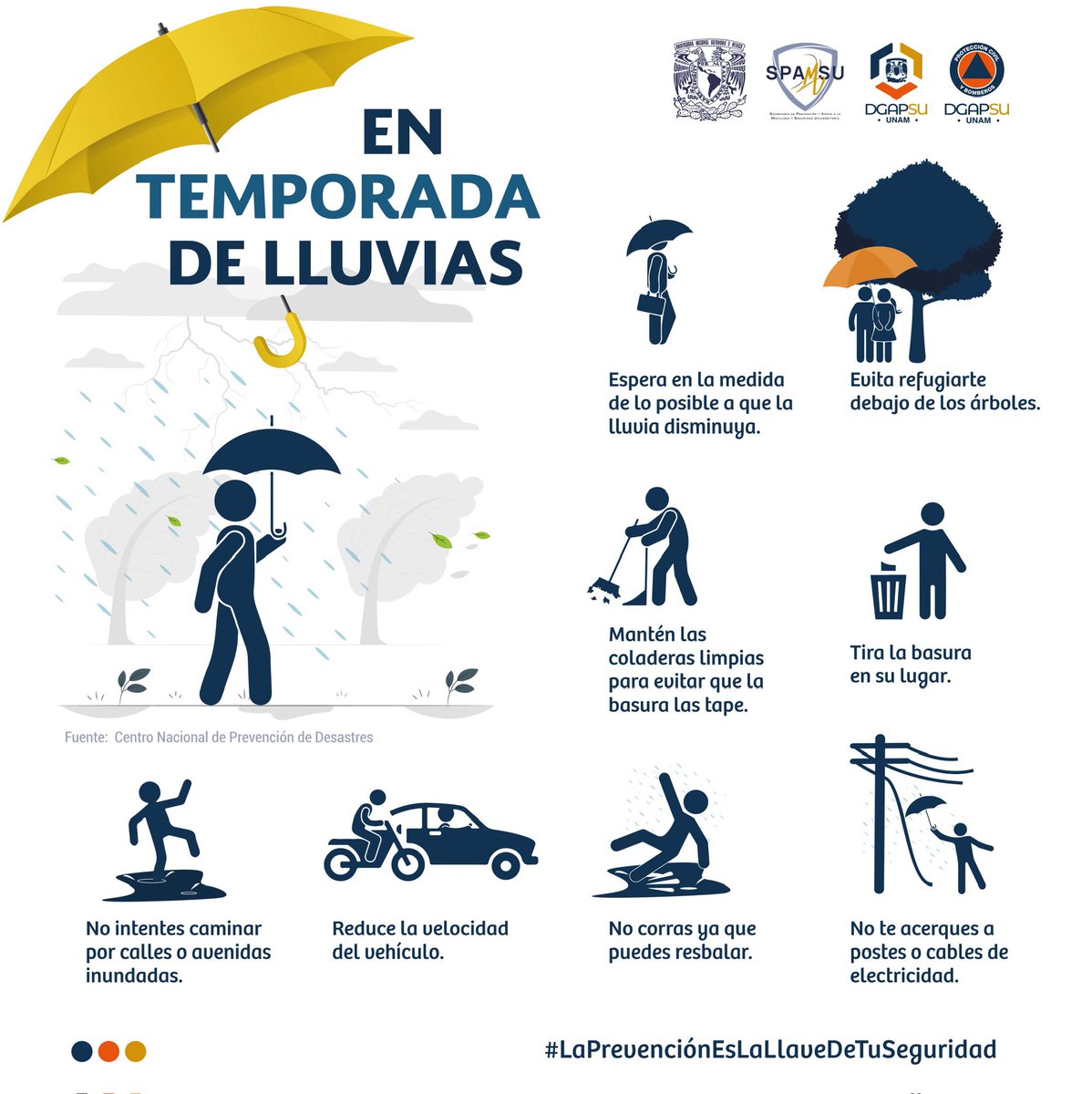 Protección Civil UNAM tweet media
