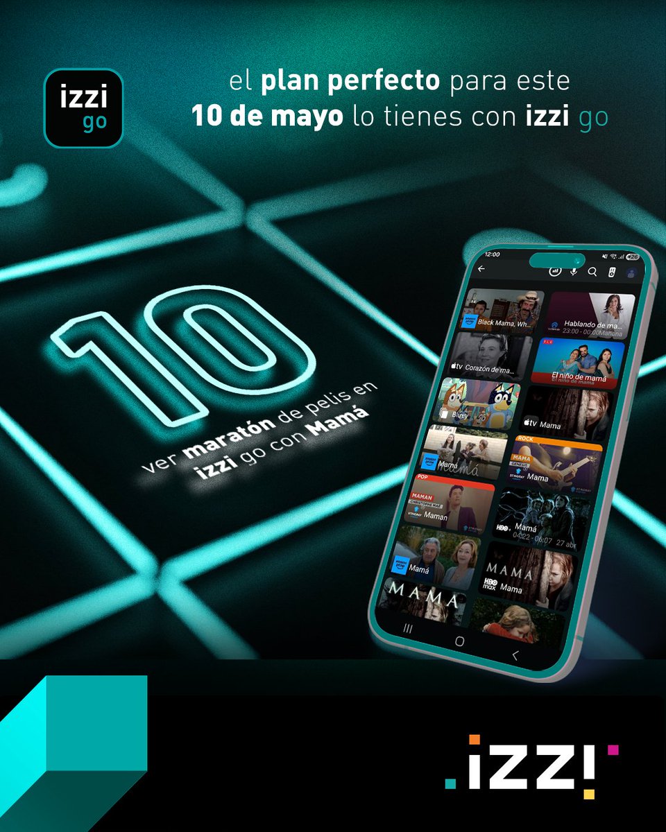 izzi_mx's tweet photo. 🌸 Haz de este Día de las Madres un día de peli tras peli.​ Disfruta un maratón con mamá desde donde estén con #izzigo. 🎬📲​

​Descarga la app aquí. 👉 https://t.co/LZURO9RIHw ​

#NoMeLoPierdoEnizzi #Películas https://t.co/BvVYWYh49r