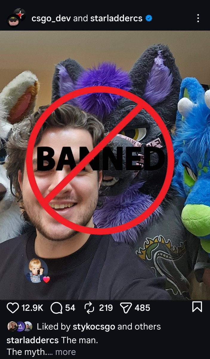 No way CS2 devs banned him 💀