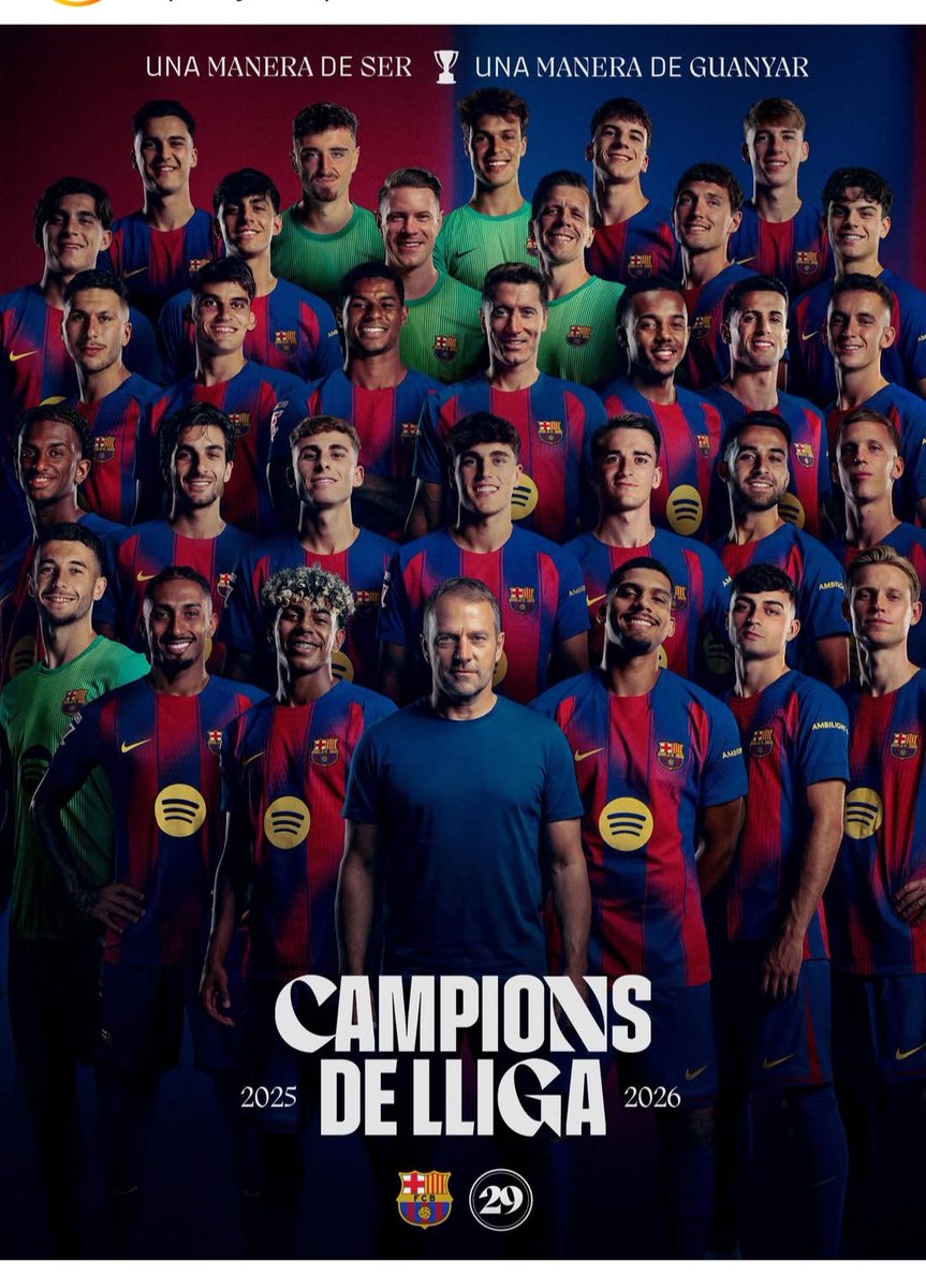 Nuria2368's tweet photo. CAMPIONS!!!!!! 🏆💙❤️👏👏 https://t.co/uT55lQXImi
