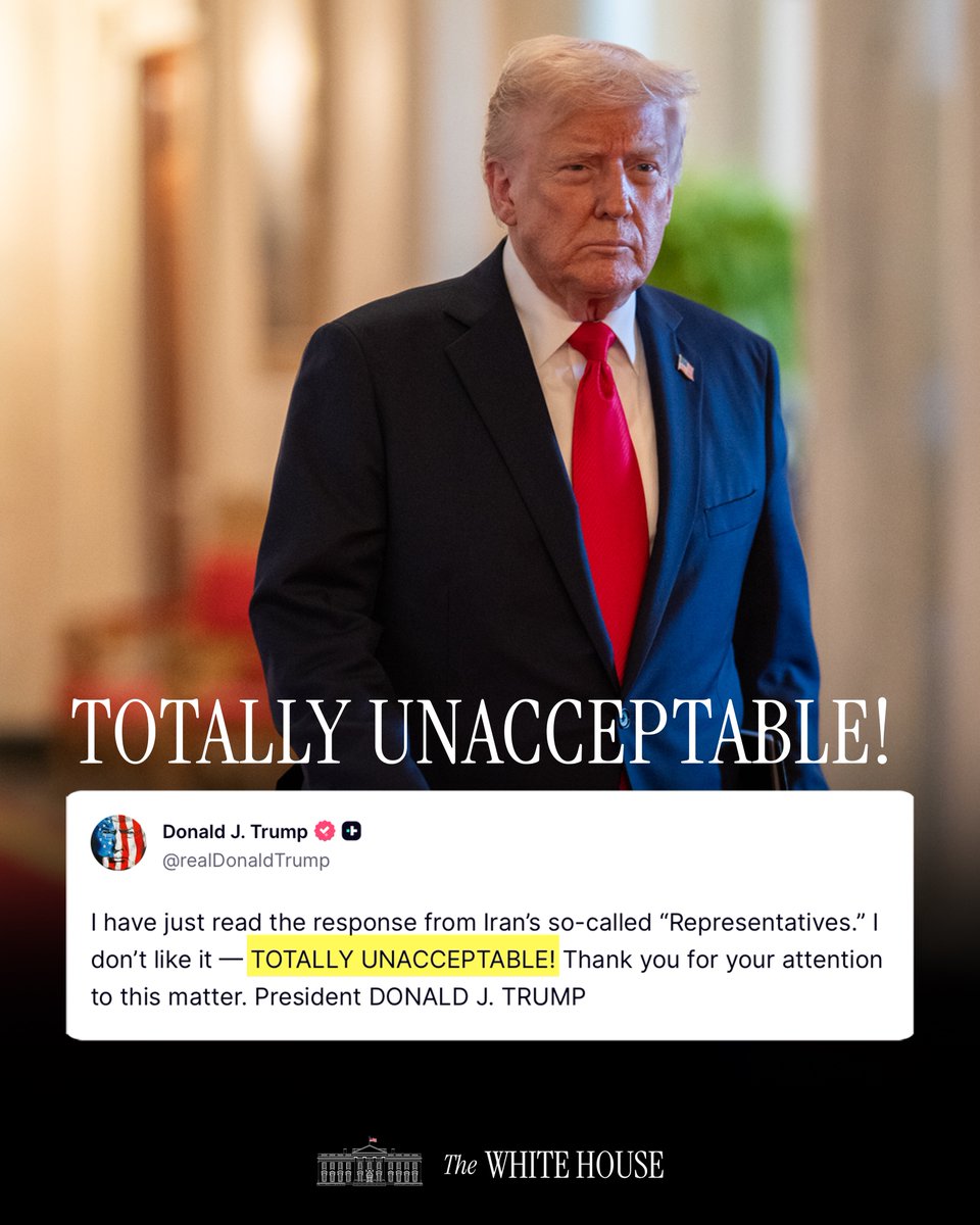 The White House tweet media