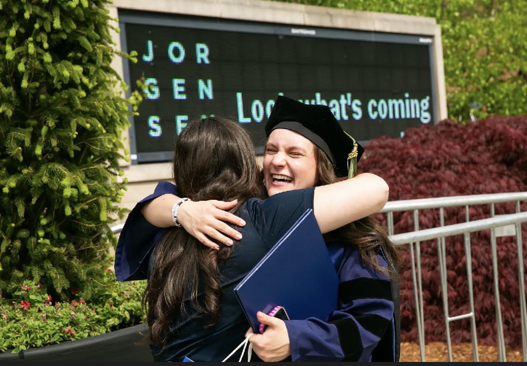 UConnPharmacy's tweet photo. We love your white coats but blue robes look good on you too 💙 Congrats Pharm.D. class of 2026 🎓 https://t.co/FW81tDVyAn