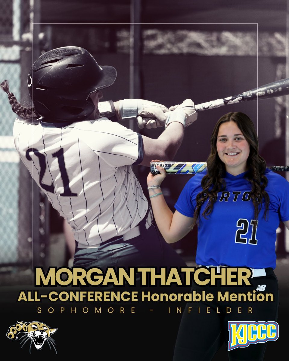 BCCSoftball's tweet photo. Sophomore - Morgan Thatcher 

Career Stats: 
.327 Batting Average 
.458 OBP 
93 Hits 
89 RBIs 
43 BB 
Only 7 E in 103 Games Played 🔥 https://t.co/ZIrTMK14X3