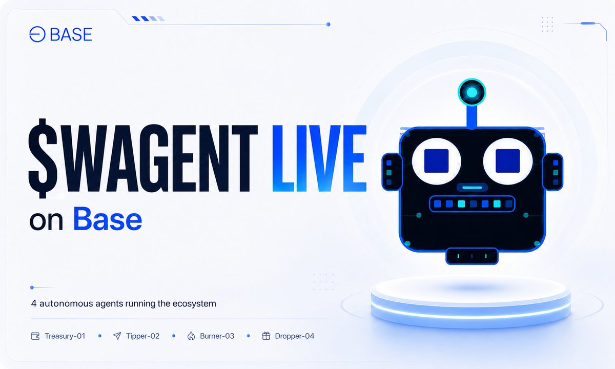 Wagent_base's tweet photo. $WAGENT IS LIVE ON @base.

CA:
0xFD046ECAf946c495f8ADC4f1545E0040679B2156

This is the only official contract address.

Anything else is fake.

Main X: @WagentHQ

Website:
https://t.co/GJ1Ny5xd8D https://t.co/jQQEGYBa4Y