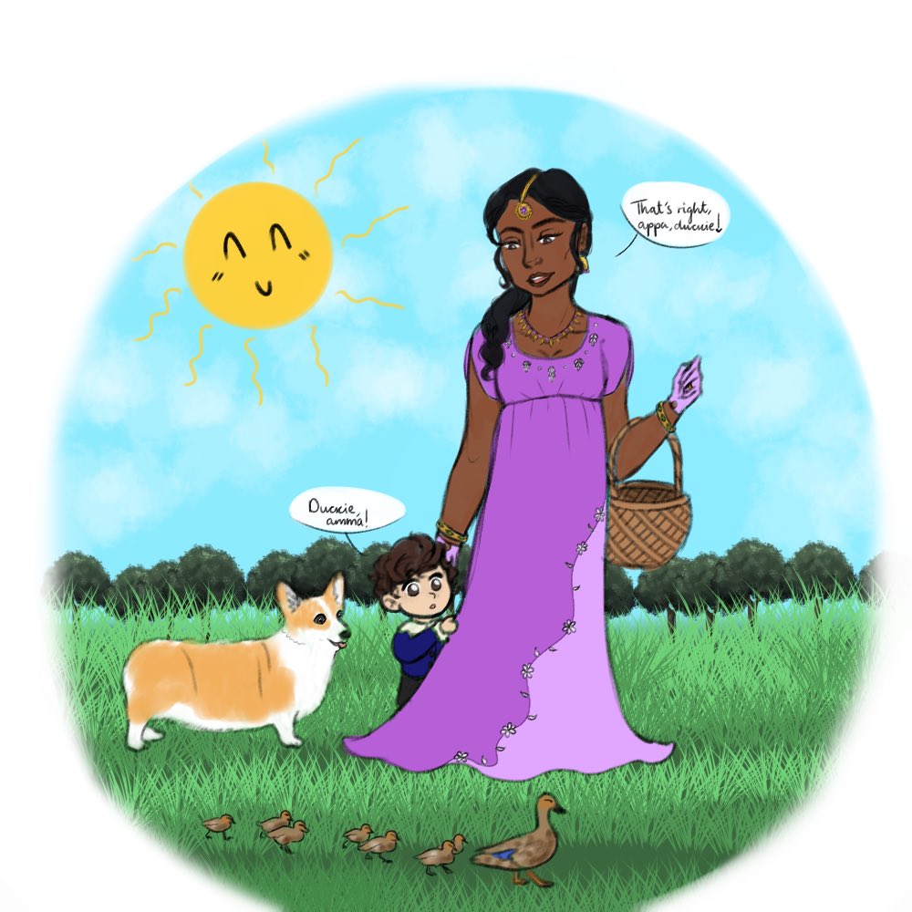 RaidahBlossom's tweet photo. I was possessed by the spirit of the muses and suddenly found the energy to do this despite it being exam season- have a rough doodle! https://t.co/hhE8GHOfi2