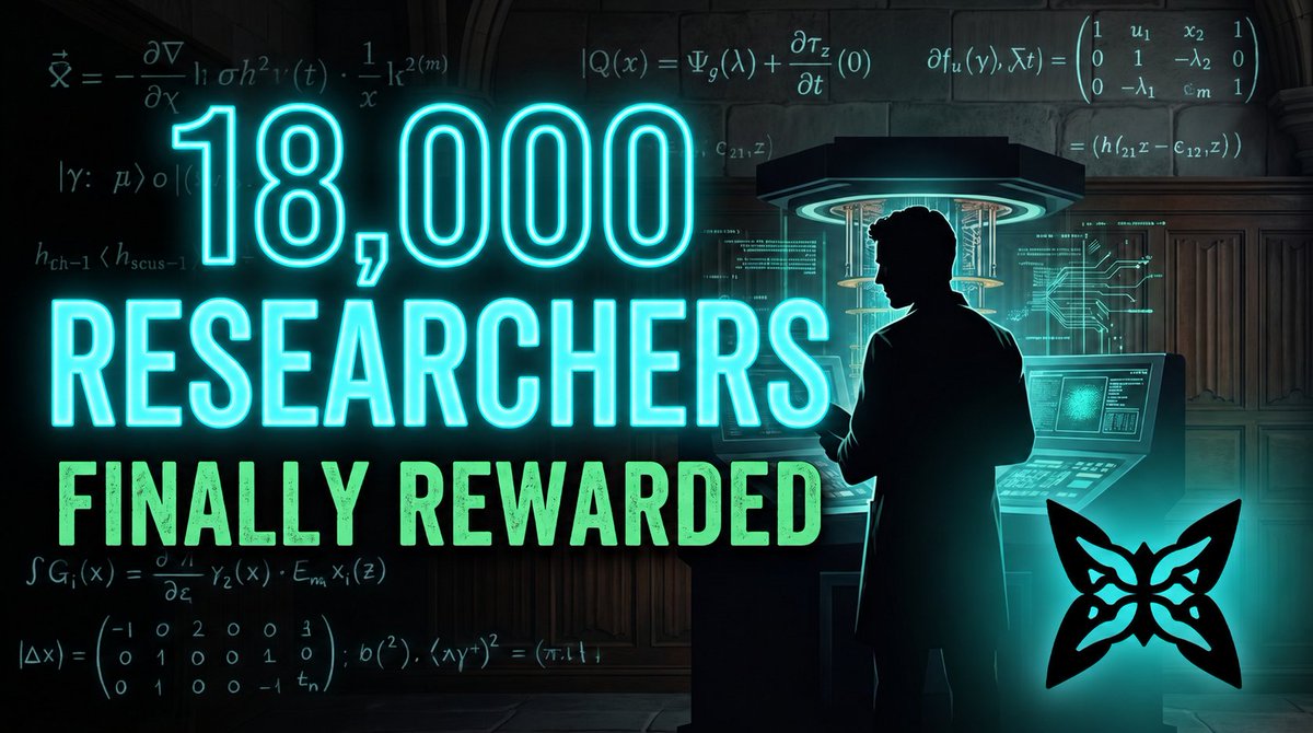 PreyCripto's tweet photo. There are 18,000 quantum researchers worldwide. Most stuck in labs. Quip Network pays every time their solver runs. Talent finally rewarded. @quipnetwork https://t.co/DtG64VlxIl