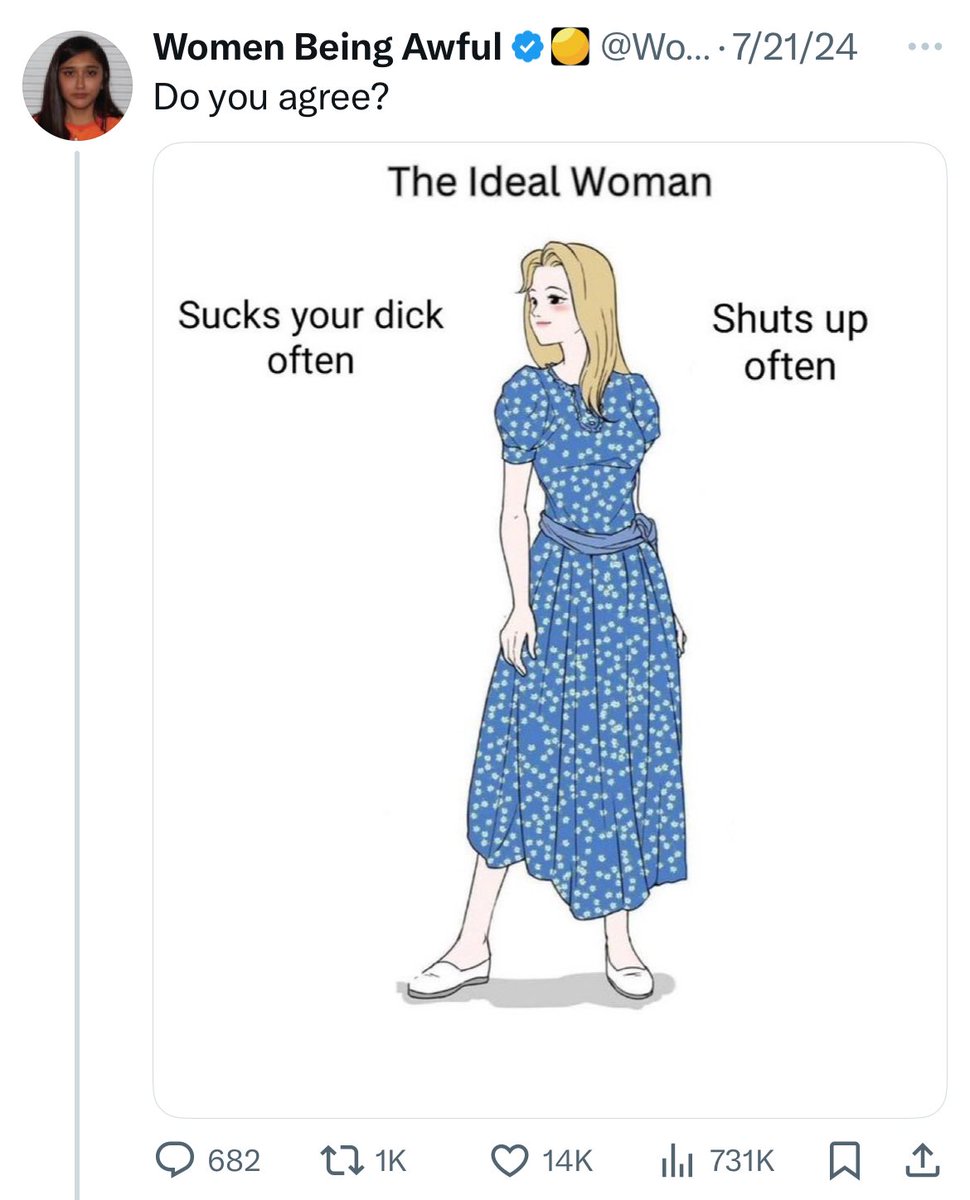 imheretolurk13's tweet photo. @hilosfemi2 The entire comment section is men celebrating this post. Men literally do not see women as human beings to love and cherish. All men want is sex and servitude. They’re genuinely incapable of love for women. The meme is right. 🫩 https://t.co/kxBNt0EVF3