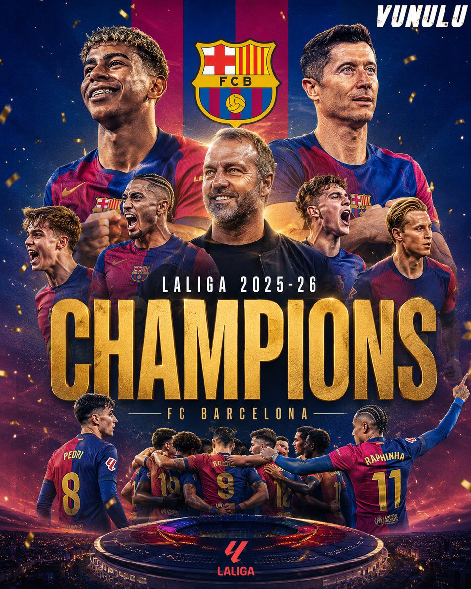 ZainabMusaSambo's tweet photo. Champions of Laliga https://t.co/7MxqgpBNue