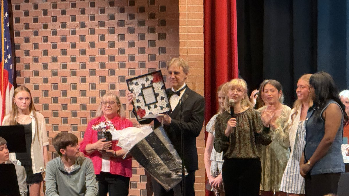 BluffsMSBand's tweet photo. Thank you, Mr. &amp; Mrs. Koch, Mr. Ibero, &amp; all of our Band students! The concert was incredible! So many talented students.
The last song of the night included 168 6th, 7th, &amp; 8th grade students performing together! It was beautiful! 
From: Mrs. Mason @BMSCATS 🐾🎶 https://t.co/xRsLxggTe2