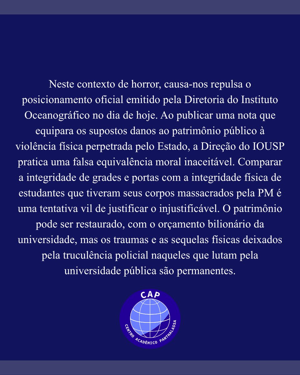 Centro Acadêmico Panthalassa tweet media