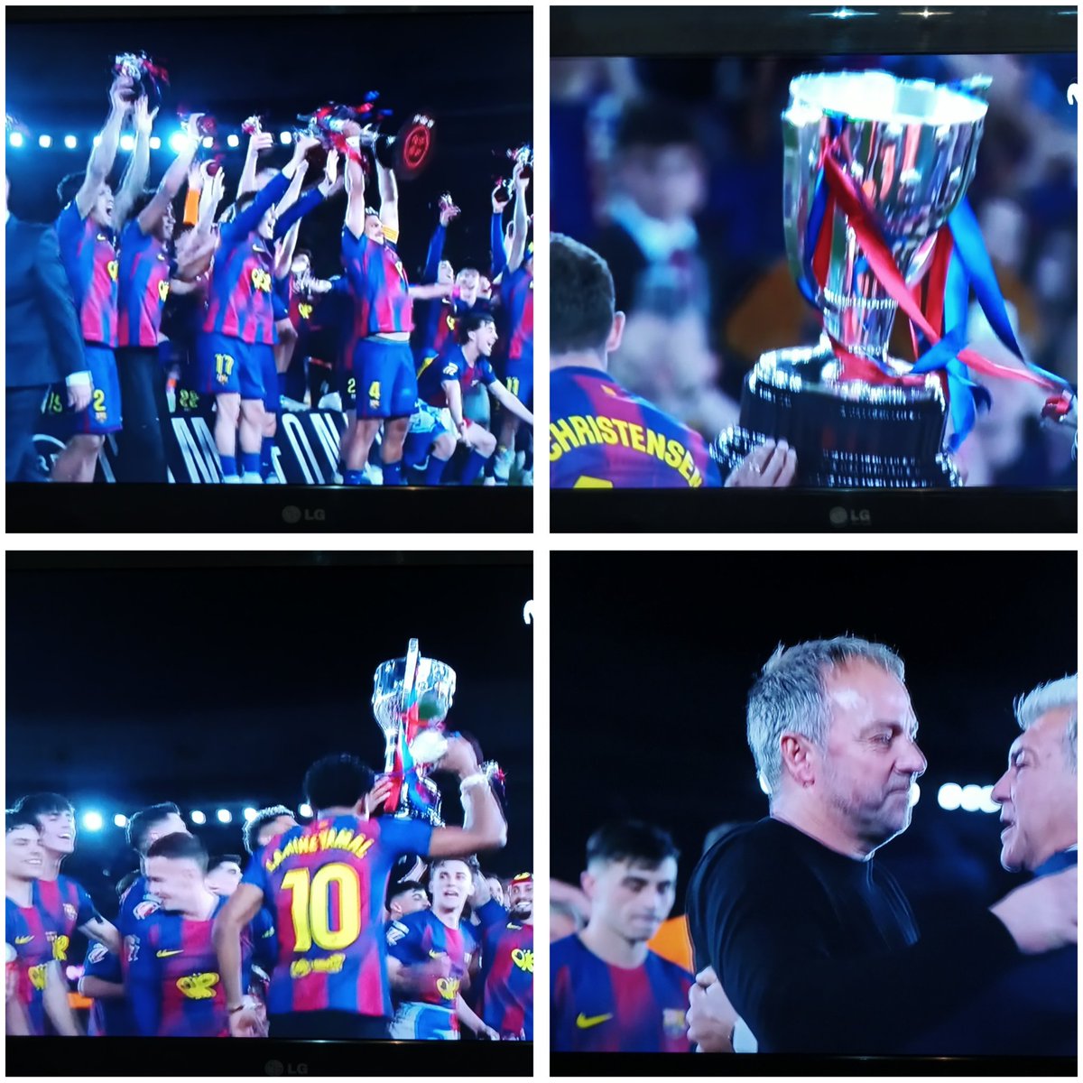 Visca la Lliga fe Barça!!!
La primera que es guanya contra el Madrid. 
💙❤️💪
