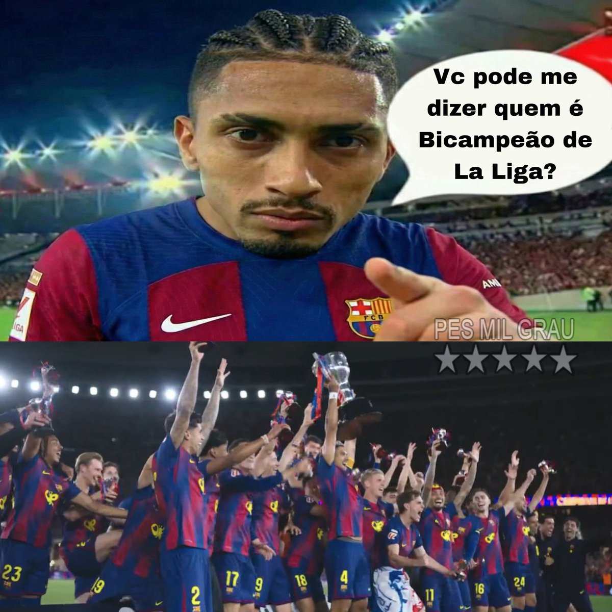 PES MIL GRAU tweet media