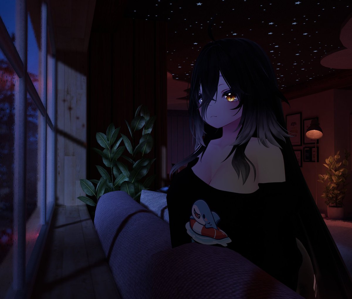 Ghost_3013's tweet photo. Relaxing 😇🌹

#relax #virałpost #fypシ゚viral #fypシ゚ #vrc #vrchat #vrchat民は押すボタン #vrchat民は押すボタンボタン #beautiful #cute #airi #night https://t.co/GnIlf5ljMZ