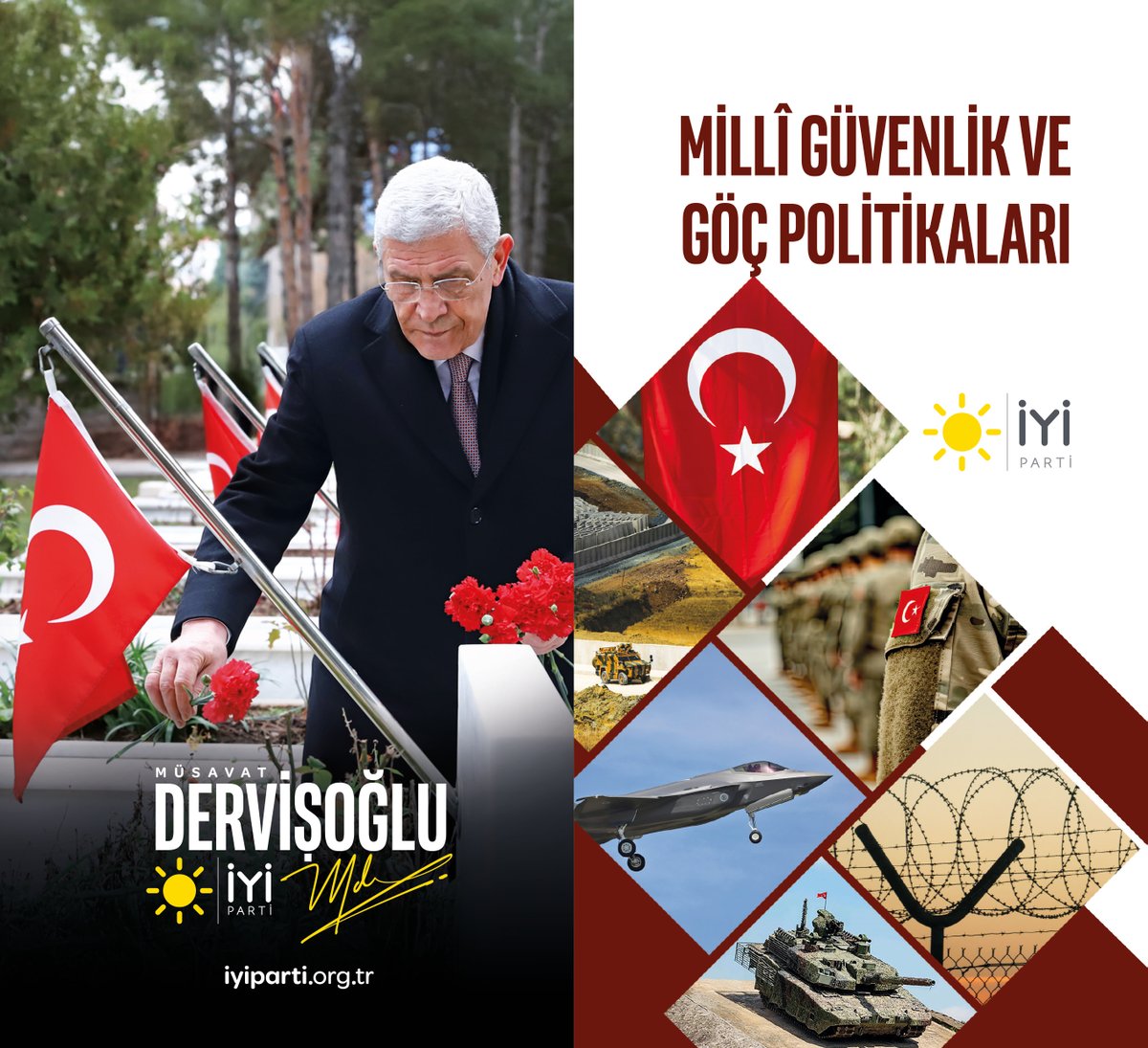 Türkiye Cumhuriyeti’nin üniter yapısı, milli kimliği ve anayasal düzeni tartışma konusu yapılamaz.

Ortak geleceğimiz; ortak değerlerimizle korunacaktır. 🇹🇷

#İYİParti #TürkiyeCumhuriyeti #MilliBirlik #Anayasa