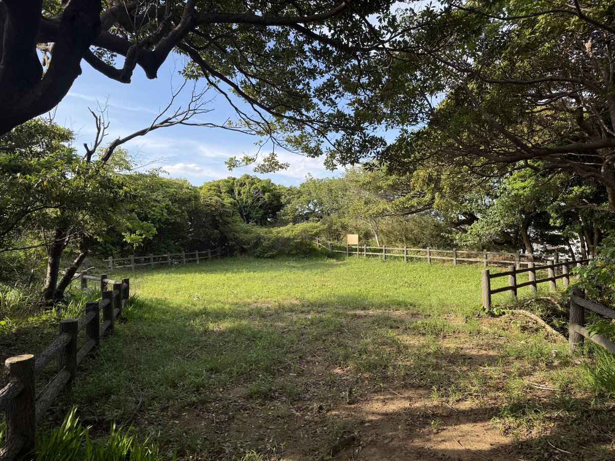 castle1146's tweet photo. #鐙摺城 （神奈川県）

🈁あぶずり城は 三浦さん系の ぉ城だたらしく 葉山マリーナ近くに位置しるんだ🤗

周囲を土塁で囲わりてたであろう郭からは 江の島が👀できたり 伊東祐親入道さんの供養塚(🈁で殺めらりた？)があったりと 🚶‍♀️💨散策2♪ https://t.co/J74wEtL4Ki