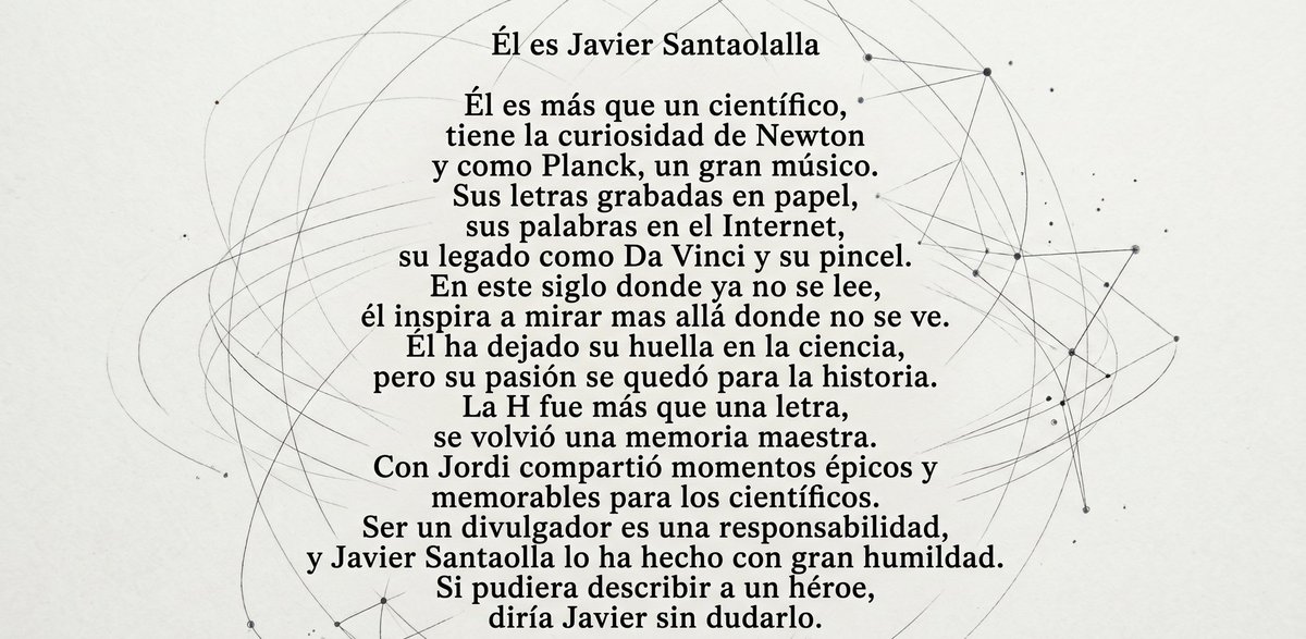 mafermemi's tweet photo. @JaSantaolalla Te escribí un poema desde mi profunda admiración. Si un día un comentario negativo te llega a afectar, recuerda la pesona increíble que eres, y que puedes inspirar a muchas personas como a mí, a ser mejores 🌟 https://t.co/fuSjp5hlhA