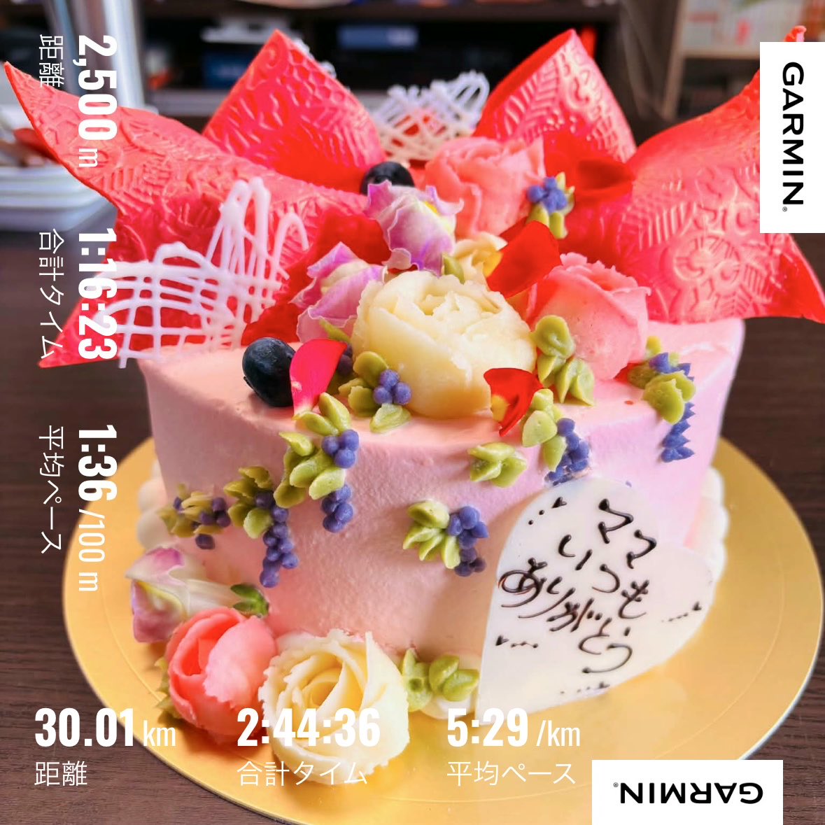 swimming_jp's tweet photo. 5/8 夜ラン13km🏃+🏊‍♂️1600m
5/9 🏊‍♂️2500m
5/10 朝ラン 30km🏃

昨日の30kmは後半全くペース上がらず💦

実母が亡くなって2度目の母の日。贈り物を渡せない寂しさを感じながらのランでした。

だからこそ、いつも良くしてくれる義母と妻にはこれからも元気で長生きしてほしいと改めて思います😌

#母の日 https://t.co/AEurR80wOi