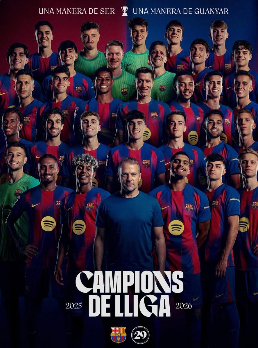 FCBCadiraRodes's tweet photo. Enhorabona CAMPIONS 💙❤️
@FCBarcelona @FCBarcelona_cat https://t.co/VBvJMAKXUg